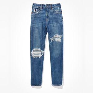 American Eagle Mom Straight Jean size 12 short